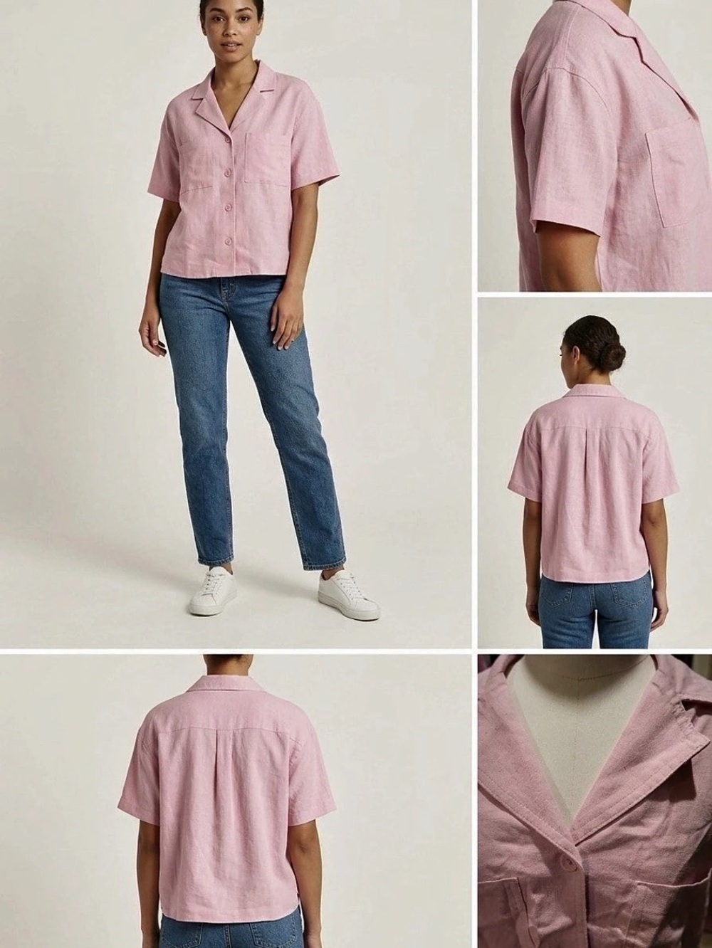 Buffalo Button Front Shirt in Pink Size Large NWT